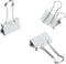 HAHIYO Binder Clips, Heavy Duty Paper Clamps, 0.98 inches Width, No Sharp Edges, 25 Pack for Home Office School