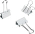 HAHIYO Binder Clips, Heavy Duty Paper Clamps, 0.98 inches Width, No Sharp Edges, 25 Pack for Home Office School