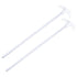 MECCANIXITY PTFE Electric Stirring Rod, 300mm Length Overhead Stirrer Mixer Shaft with Foldable Paddle, 2Pcs