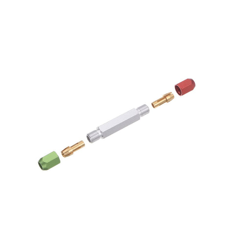 HARFINGTON Aluminum Alloy Pin Gage Handle, 5-6mm Clamping Range, Go No Double End Gauge Handle for Industrial Tools