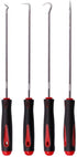 4-Piece Oil Seal Hook Set, Pull Out Hook and Screwdriver for Automotive, Electronics, Home Repair