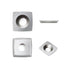 11mm Square with 2" Radius Carbide Inserts Cutters, Replacement for Woodworking Fits Spiral Helical Planer