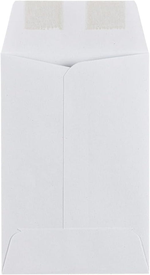 LUXPaper #4 Coin Envelopes | 3'' x 4 1/2'' | Bright White | 250 Qty