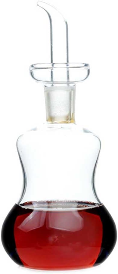 ARGENTFLUX Oil And Vinegar Dispenser, Oil and Vinegar Dispenser Glass, Glass Oil Bottle