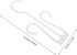 12pcs Closet MAGICLULU Plastic Shoe Drying Hangers Slipper Display Rack Shoes Hanging Rack Extended Hooks for Home