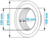 4" Inch Pipe Collar Ducting Finishing Rosette Duct Metal Ceiling Valve/Vent Flange Hose Spigot Tube End (Steel, 4")