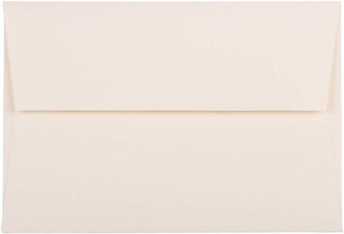 JAM PAPER A8 Strathmore Invitation Envelopes - Natural White Wove - 5 1/2 x 8 1/8 - 50/Pack