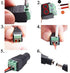 Signcomplex 12W 24V 0.5A 24V 5.5x2.1mm Power Adapter Power Supply Adapter Transformers, Switching Power Supply for LED