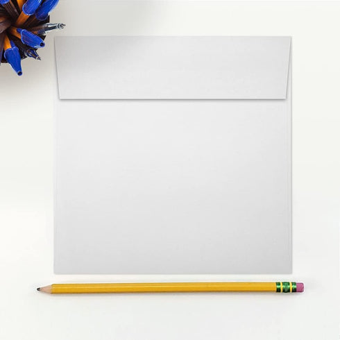 LUXPaper Square Invitation Envelopes, Bright White, 6 1/4" x 6 1/4", 70lb. Text, 250 Qty
