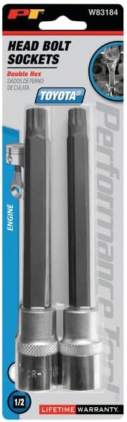 Performance Tool W83184 Extra-Long Triple Square Bit Set for Toyota Engines, 2 Piece Set with 8mm and 10mm Sizes