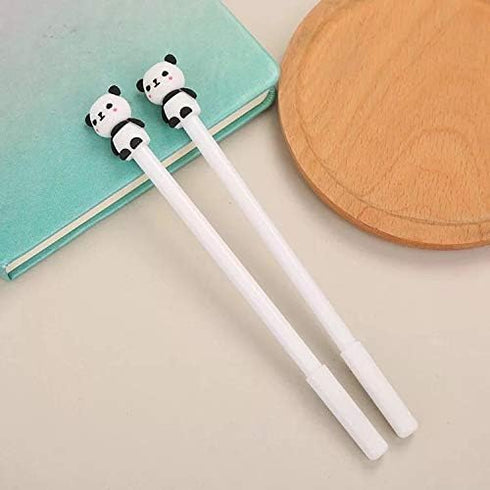 Qurly Set of 12 Panda Writing Pens for School and Office