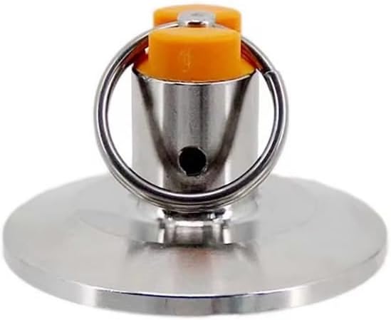 AMHUKIP 1pcs Adjustable 1.5" Tri Clamp Pressure Relief Valve End Cap - 17-100psi