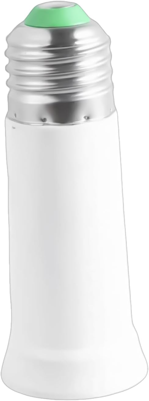 GMBYLBY E27 Bulb E27 Flexible Extender Adapter Ceiling Light Enhancement Secures Fit Screw Mount Erosion-Resistant PC