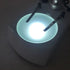 1pc 3-3/4" PP-95 Diameter Microscope Specimen Stage, Translucent Frosted Glass Working Plate