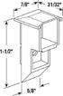 Prime-Line H 3918 Single or Double Hung Window Sash Cam, Top Mount (2 Pack)