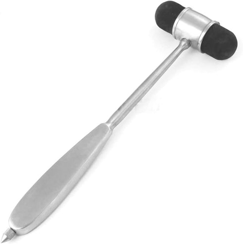 Dejerine Percussion Hammer Diagnostic Instruments Stainless Steel Silver 2 Sided Rubber Head