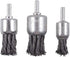 7Pcs Set 1/4-Inch Rocaris Twist Knot Wire Wheel Brush for Drill Crimped Cup Wire Wheels Brush for Drill with Shank