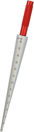 Noteflora 1Pcs Stainless Aperture Ruler Taper Gauge, Conical Feeler Gauge Taper Gauge, 1-6.5mm