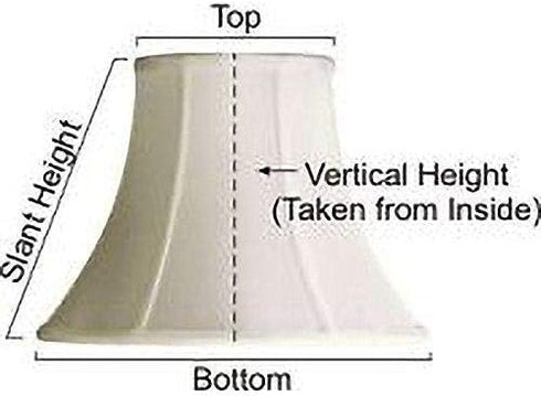 Relight Inc. 7 Inch Upgradelights Compatible Barrel Drum Clip On Chandelier Lamp Shade (White Silk)