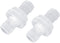 5 Pcs 1/2" Plastic Check Valve, 12mm One Way Non Return Valve for Fuel Gas Air Liquid