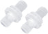 5 Pcs 1/2" Plastic Check Valve, 12mm One Way Non Return Valve for Fuel Gas Air Liquid