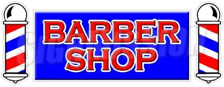 BARBER SHOP Window Decal - Hair Salon Parlor Sign