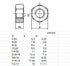 binifiMux 100pcs SAE #8-32 304 Stainless Steel Hex Nuts, Lock Nuts