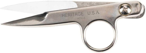Klein Tools HTC5 Scissors, Threadclip with Spring Action for Automatic Opening, 4-1/2-Inch, Made in USA by Klein Tools