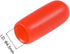 uxcell 50pcs Rubber End Caps - 4.5mm ID Vinyl Round Tube Bolt Cap Cover Screw Thread Protectors (Red)