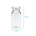 Borosilicate Glass Standard Crimp Headspace Vial, 10ml Capacity, Pack of 100