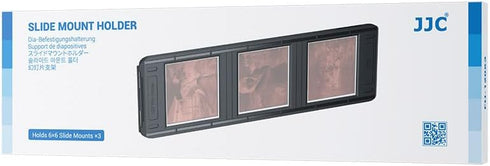 JJC 6x6 Slide Mount Holder, Flip-Through & Magnetic Auto Adsorption Closure, for Film Scanners, Mobile Film Scanner