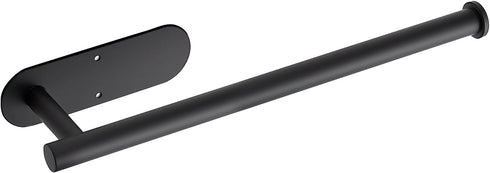 JOY DECOR 2 Pack Paper Towel Holder - Matte Black SUS304 Stainless Steel, Under