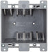 Newhouse Hardware 2-Gang PVC Old Work Electrical Outlet Box (3-Pack) | 25 cu. in. Plastic Junction Box for Switches, GFCI, or Duplex Receptacle Outlet | Old Work Electrical Box for Home Improvement by Newhouse Hardware