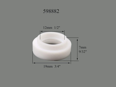 RIVERWELD TIG Collet Body Aluminium Cup, Assorted Sizes Fit PTA DB SR WP 9 20 25, 53pcs