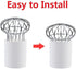 3 Inch 304 Stainless Steel Gutter Guard Filter Strainer for Round Downspout, Anti-Blocking Line Cap Drain Cover