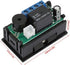 DC 12V All Purpose Digital Temperature Controller Thermostat with Sensor, Programmable Dual Color LED Display