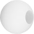 Homoyoyo Frosted Milk Glass Globe Lamp Shade Replacement, 120mm round Ball Light