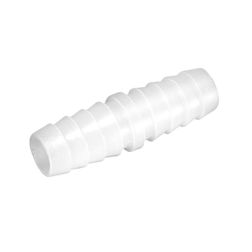Quickun Plastic Hose Barb Fitting, 3/8" x 3/8" Barbed Splicer Joint Adapter, Pack of 5