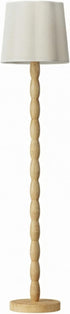 Generic Floor Lamp with Curved Shade, 61.5" H Traditional Standing Lamp, 3-Way Rotary