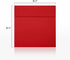 LUXPaper Square Invitation Envelopes, Peel & Press, 5 1/2" x 5 1/2", Ruby Red, 50 Qty