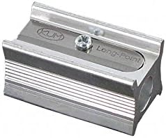 Kum 104.06.01 Magnesium Alloy 1-Hole Steel Blade Long Point Pencil Sharpeners for Precise Sharpening