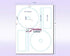 NextDayLabels Memorex CD/DVD Label, 2 Per Page (50 Labels / 25 Sheets)