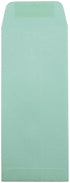 JAM PAPER #10 Policy Business Premium Envelopes - 4 1/8 x 9 1/2 - Aqua Blue - 50/Pack
