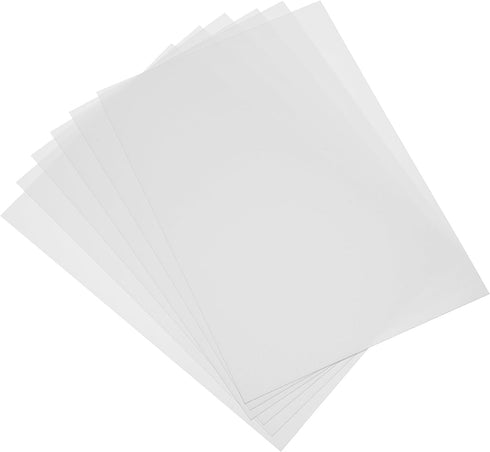 PATIKIL 20 Pcs Clear PVC Binding Covers, 20 Mil Un-Punched A4 Letter Size Protectors for Business Office Document