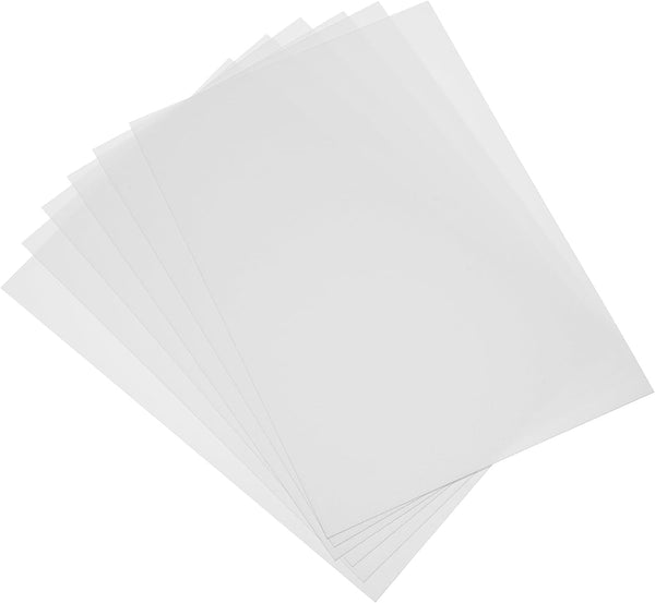 PATIKIL 20 Pcs Clear PVC Binding Covers, 20 Mil Un-Punched A4 Letter Size Protectors for Business Office Document