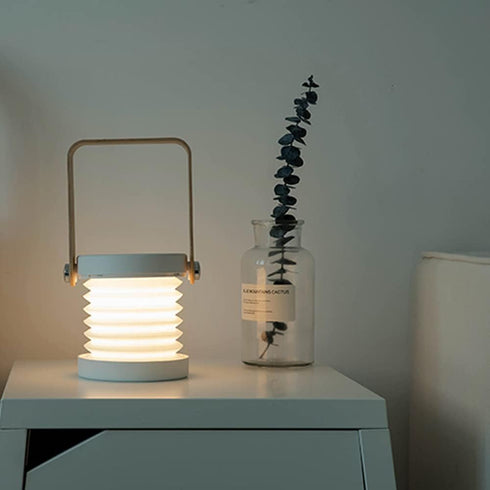 SCZWP8 Portable Lantern-Style Night Light Study Modern Simple and Warm Creative Bedroom Table Lamp Led Decoration