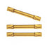 GBJ MGMN200-G 10pcs Tin Coated Carbide Grooving Inserts, 2mm Wide for MGEHR/MGIVR Lathe Grooving Cut-Off Tool
