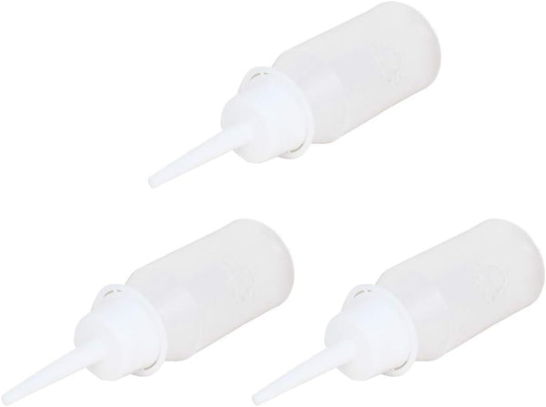 Utoolmart 3pcs 50ml Squeeze Bottles, Plastic Glue Oil Wash Bottles for DIY Label Tattoo