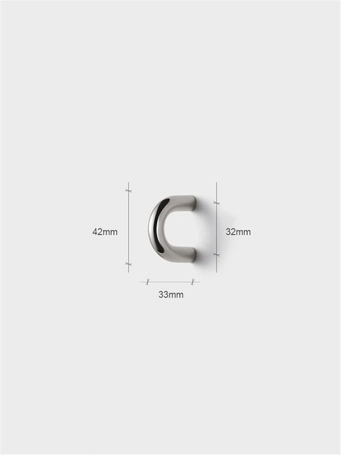 HYWZI 1Pcs 32mm) White Furniture Handles Wardrobe Room Cupboard Cloakroom Bedside Cabinet Handle Bedroom Accessories