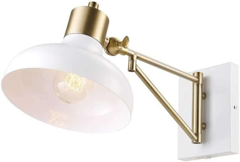 60W 6.5" Globe Electric Wall Sconce PB H
